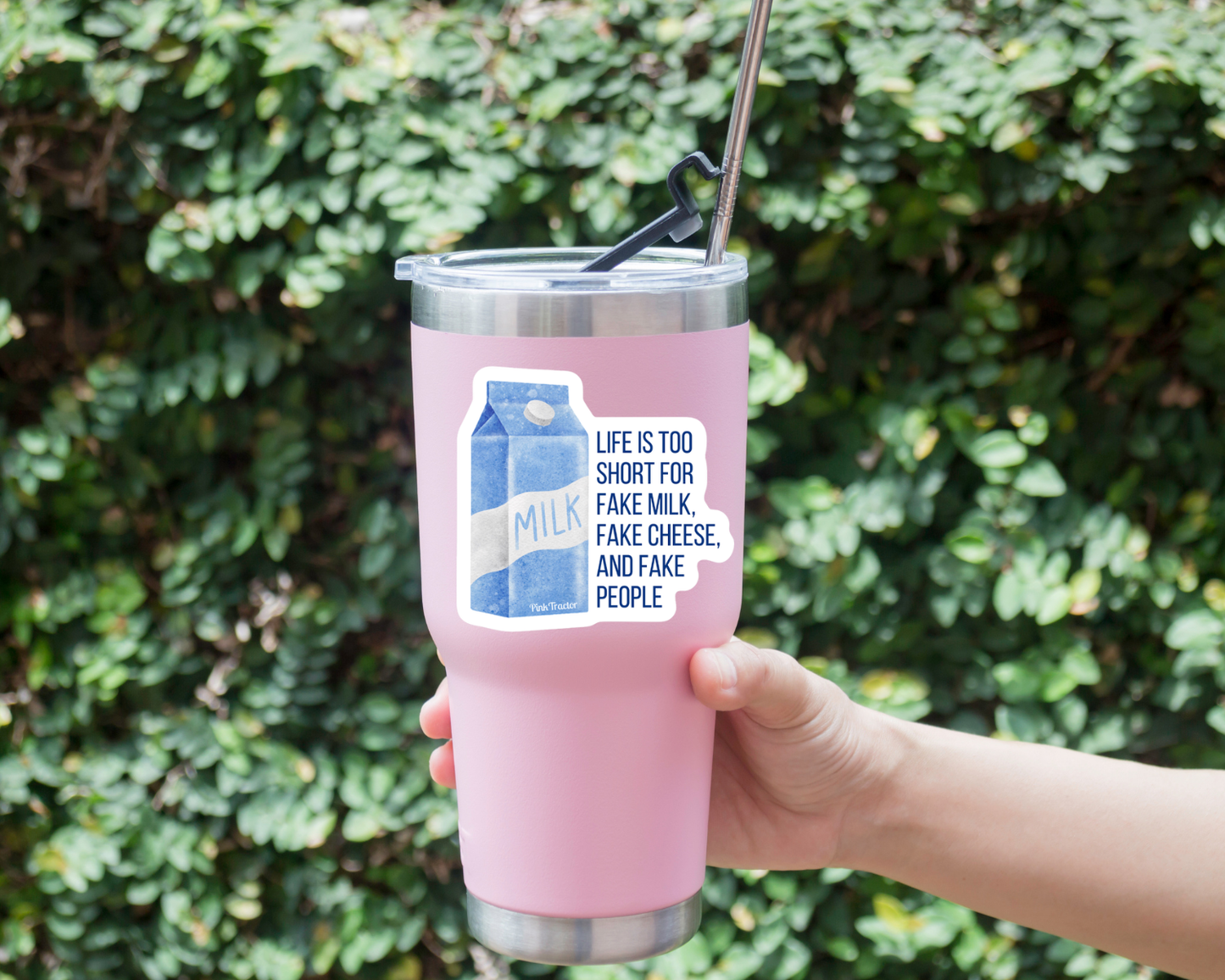Fake Milk Sticker